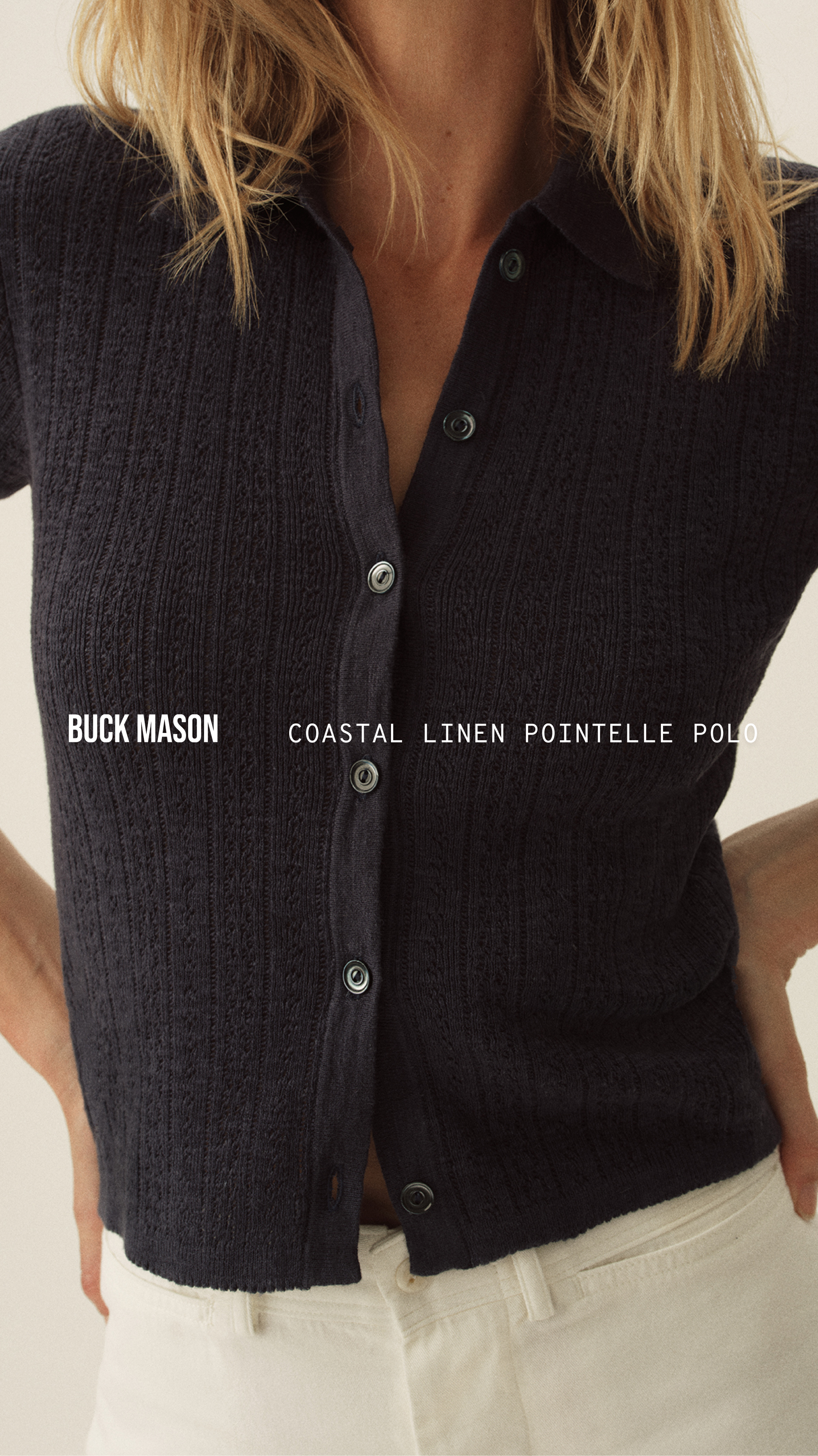 Buck Mason Women's Facebook ad