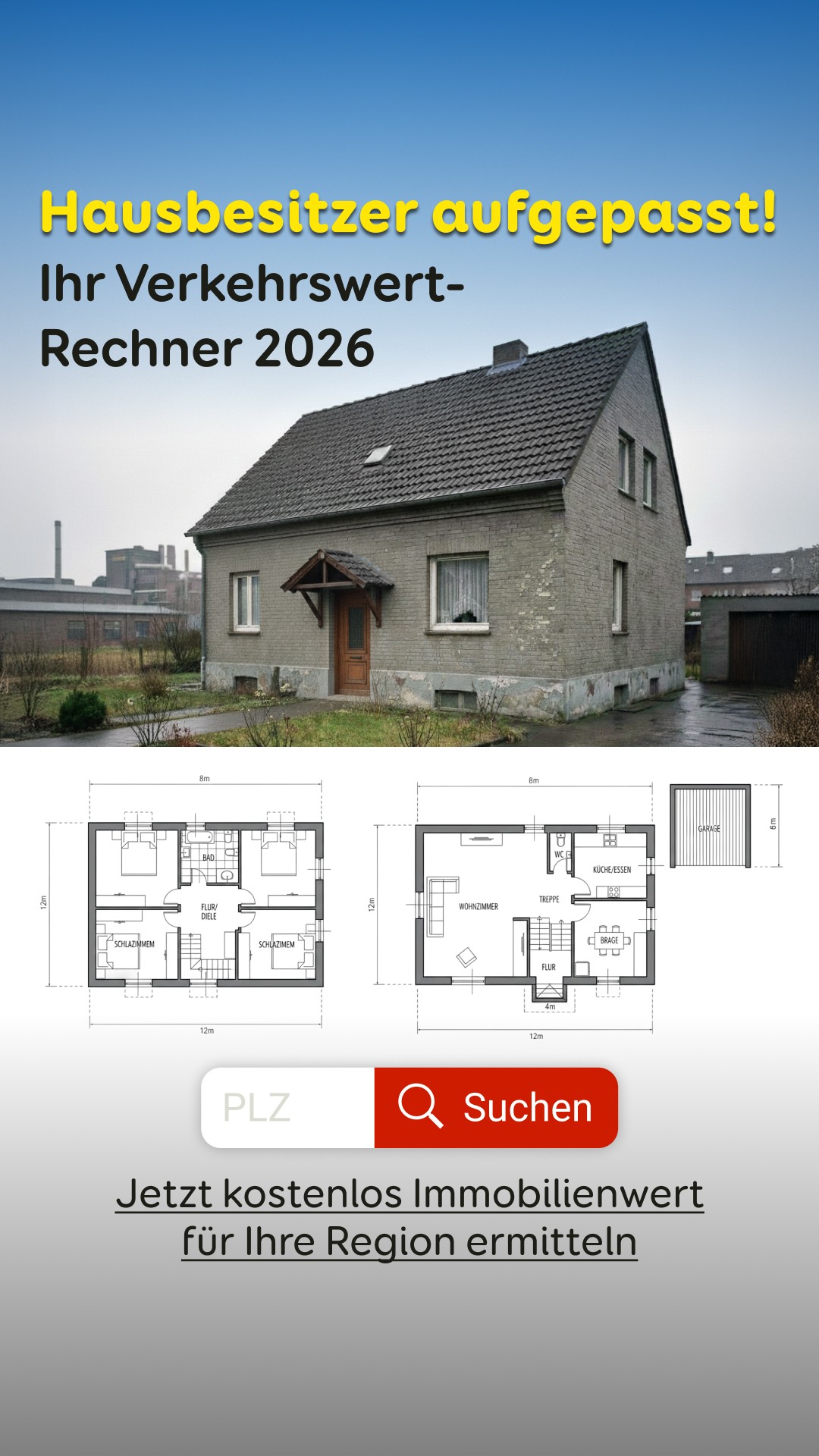 Aroundhome - Immobilienverkauf Facebook ad from Feb 10, 2026