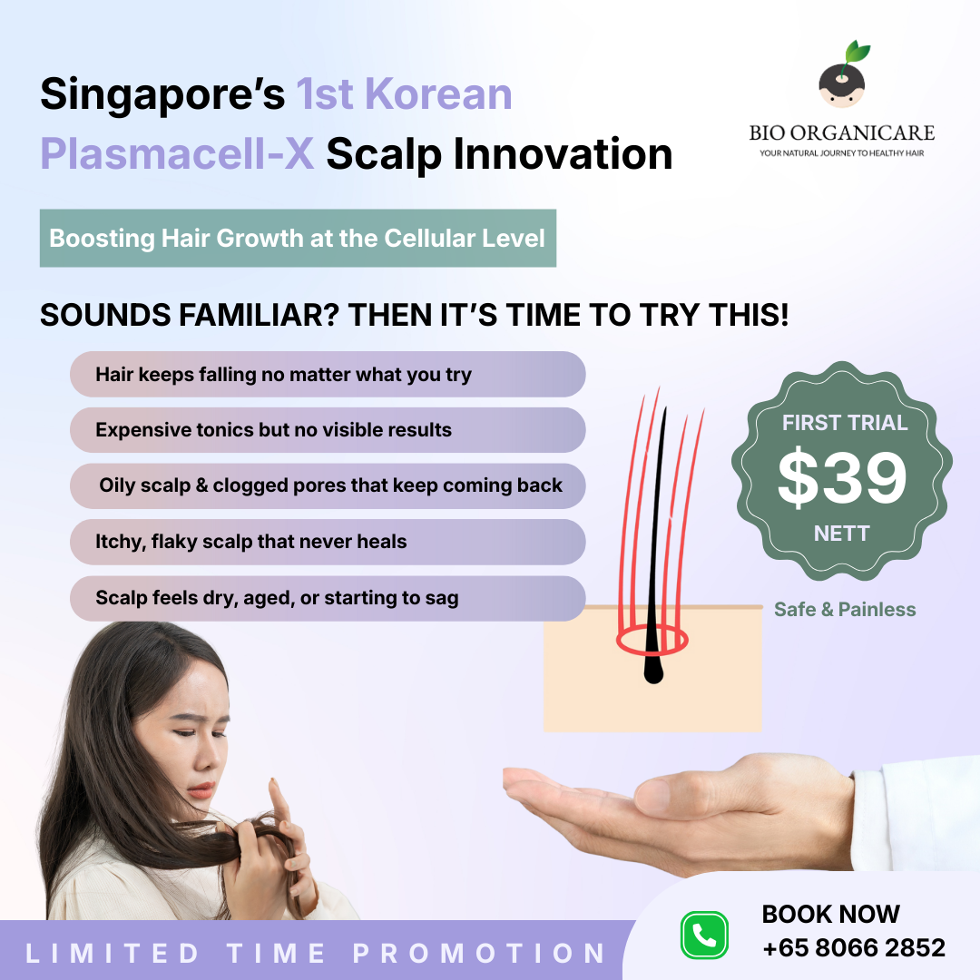 Bio Organicare Hair Care Centre Facebook ad: Hair Still Falling No Matter What You Try? This Might Be…