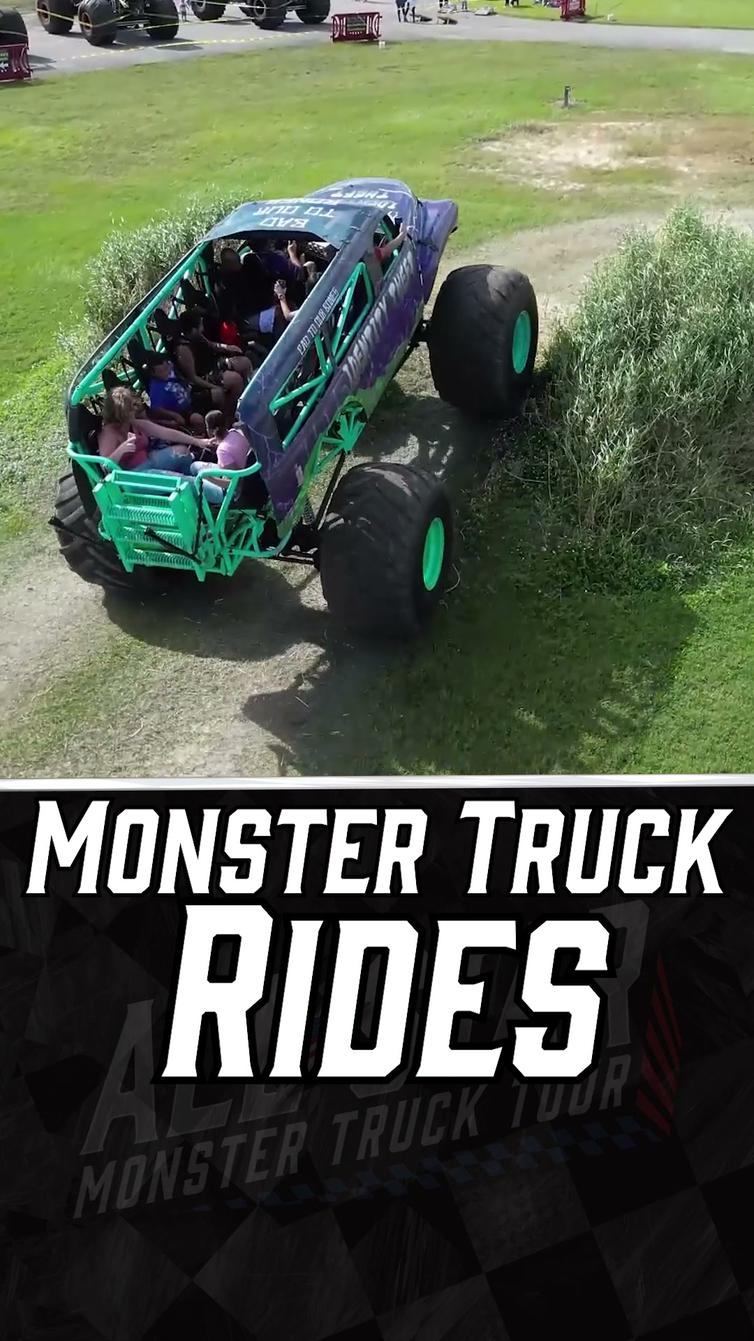 All Star Monster Truck Tour Facebook ad: Your kids will remember this ride forever.