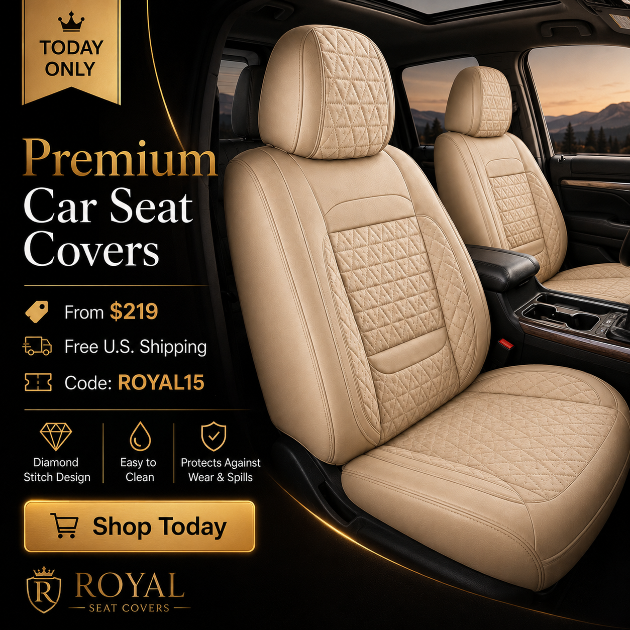 Royal Auto Car & Seat Covers Facebook ad