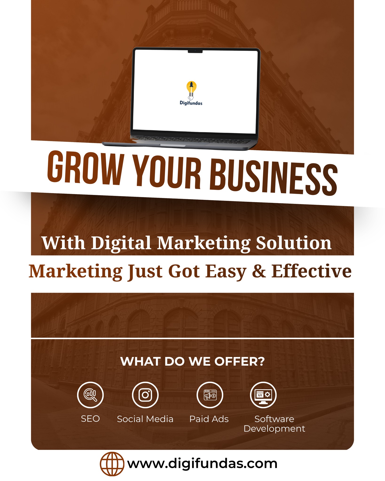 Digital Marketing Facebook ad: Grow Your Business with Smart Digital Solutions!