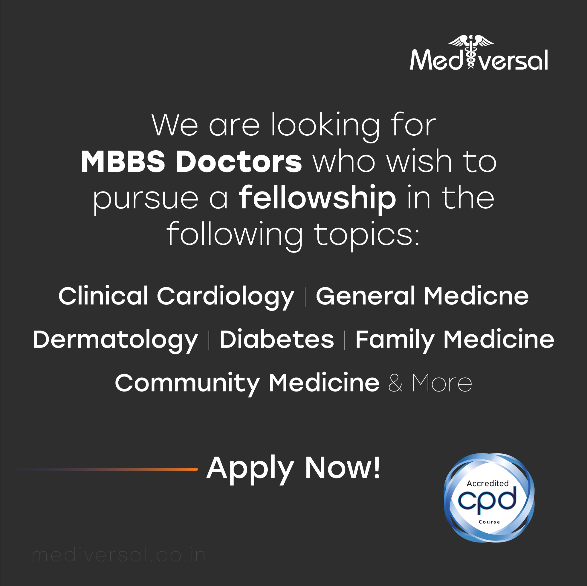 Mediversal Academy Facebook ad