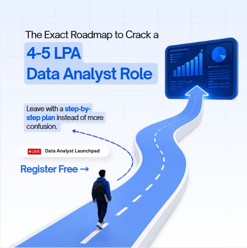 Project Shift Facebook ad: Crack Your First ₹4-5 LPA Data Analyst Job