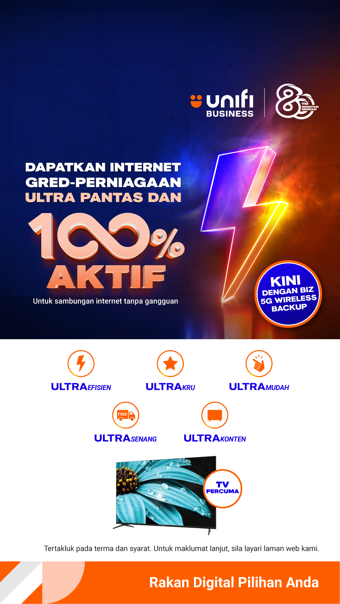Unifi Business Facebook ad