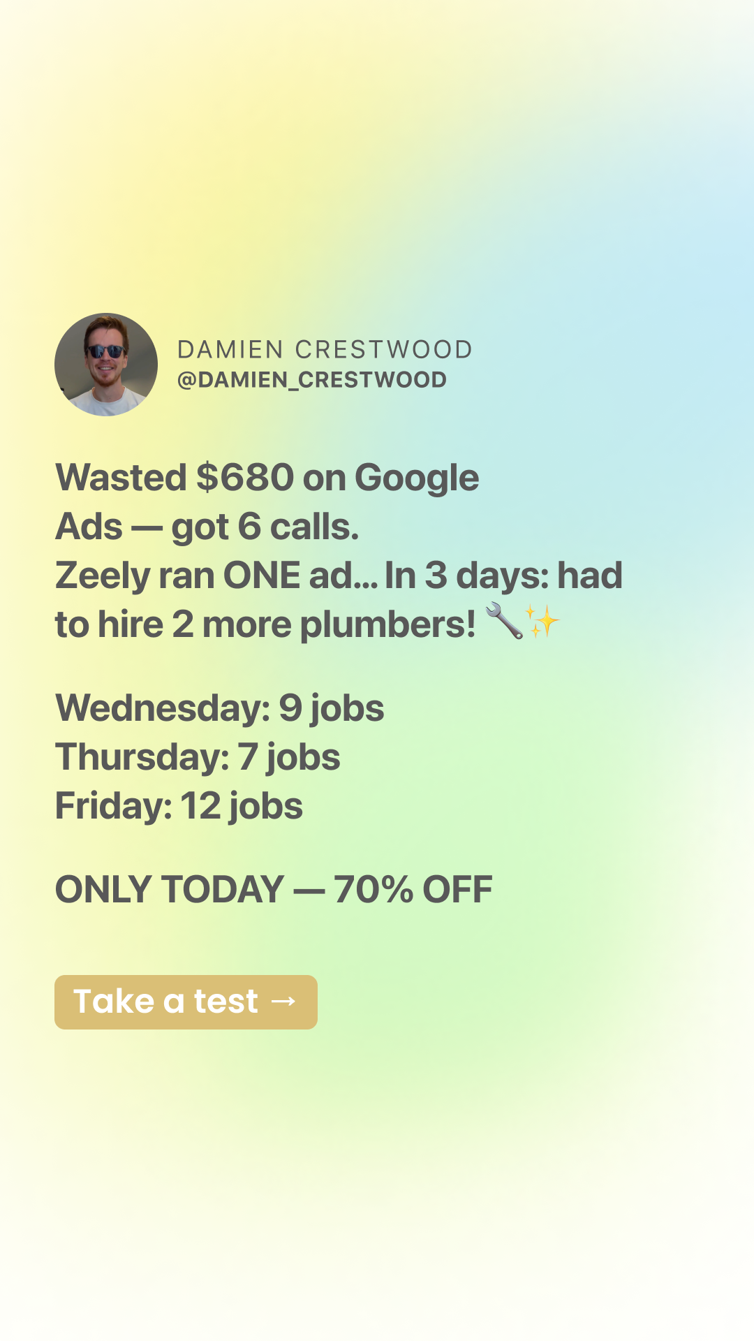 Zeely Facebook ad