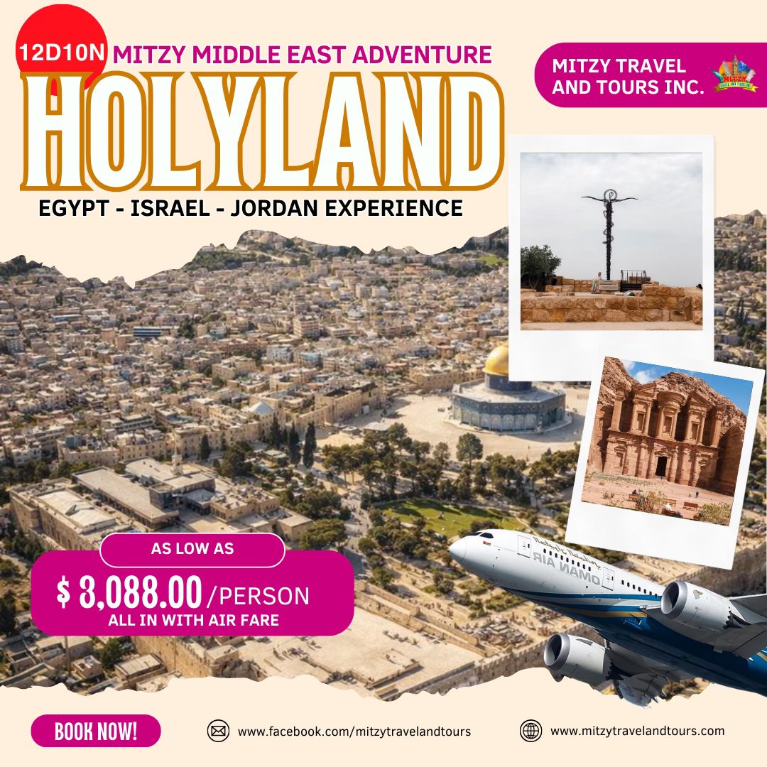 Mitzy Travel and Tours Facebook ad