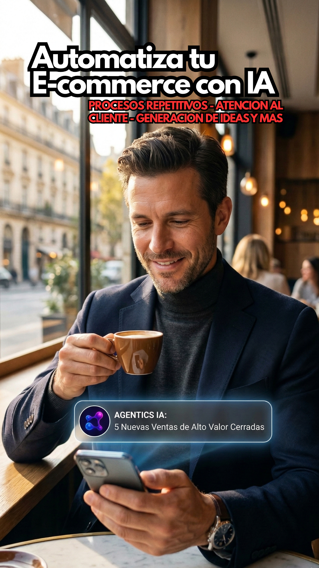 Matias Costas - Agentes IA para E-Commerce Facebook ad from Apr 15, 2026