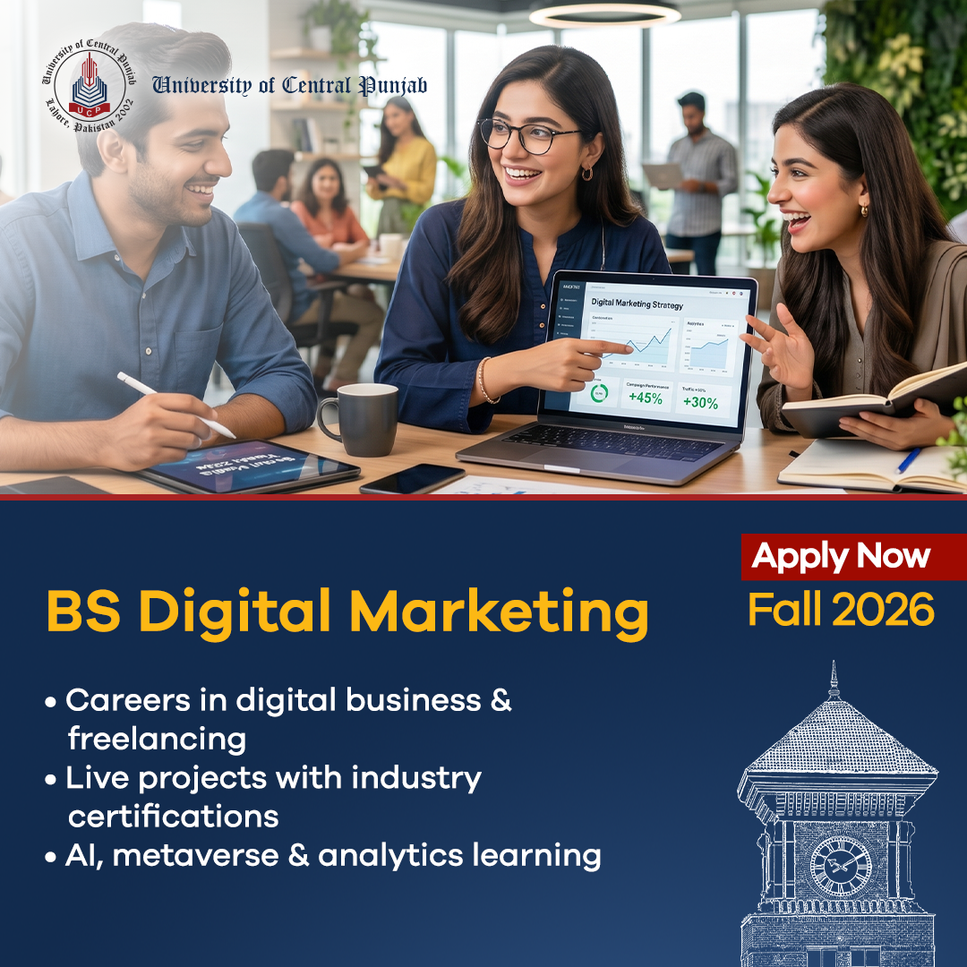University Of Central Punjab Facebook ad from Jun 17, 2026