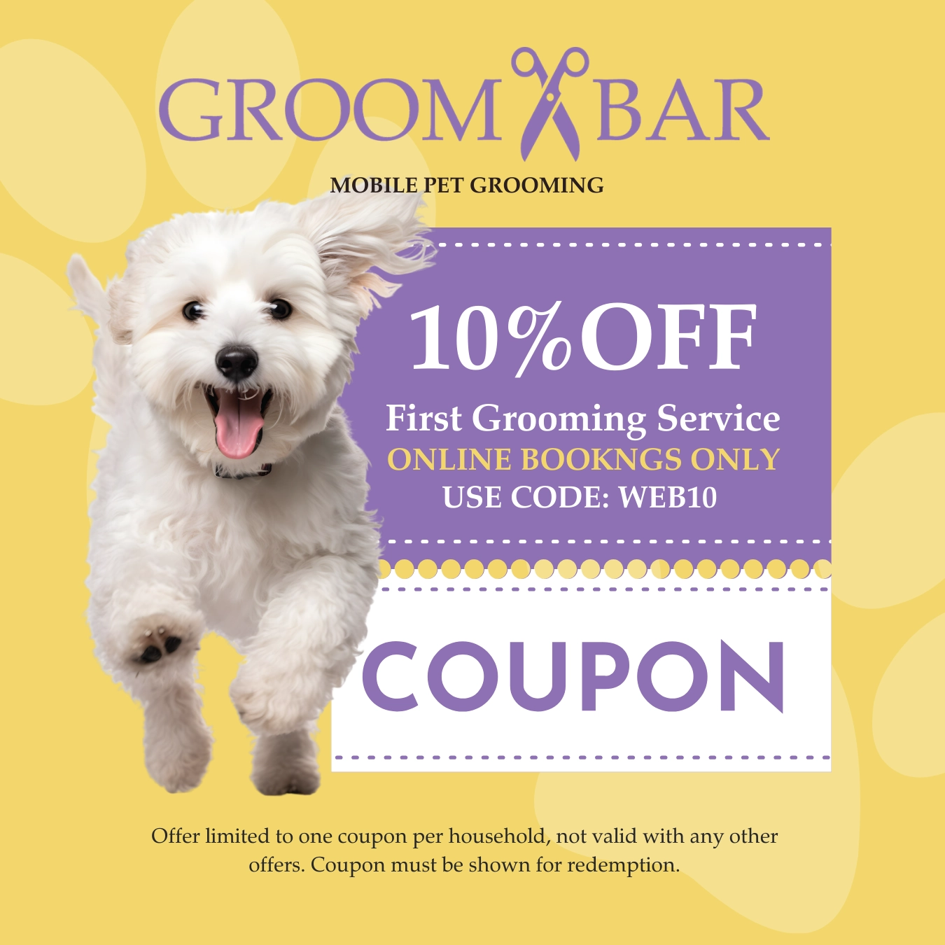 Groombar Chicago IL - Mobile Facebook ad from Mar 7, 2026