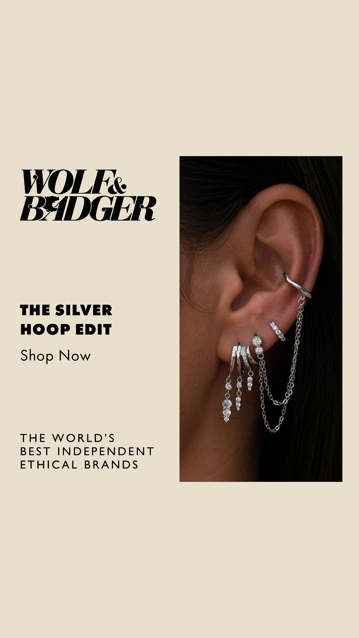Wolf & Badger Facebook ad
