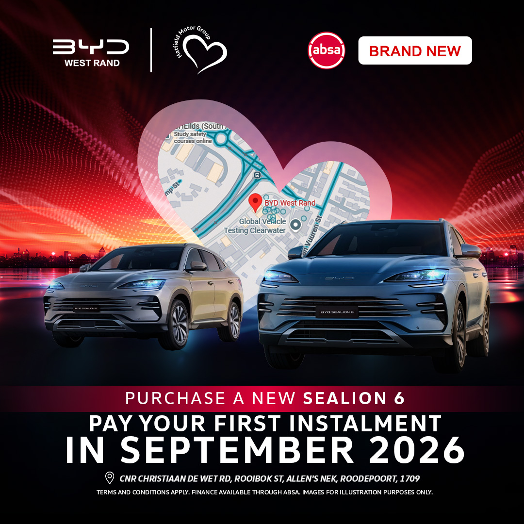 BYD West Rand Facebook ad: Buy Now, Pay Later!
