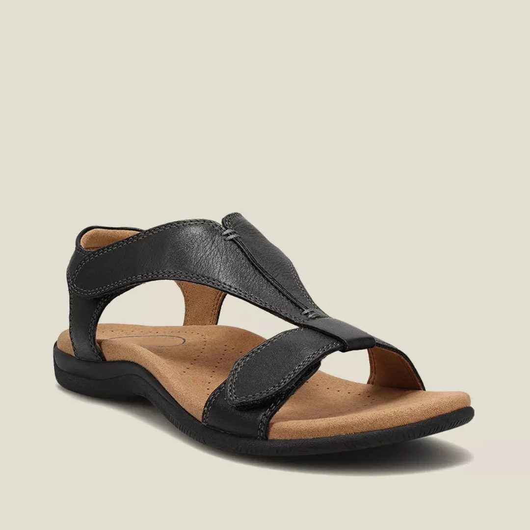 George & Grace London Facebook ad: NELLY Sandals With Real Foot Support.