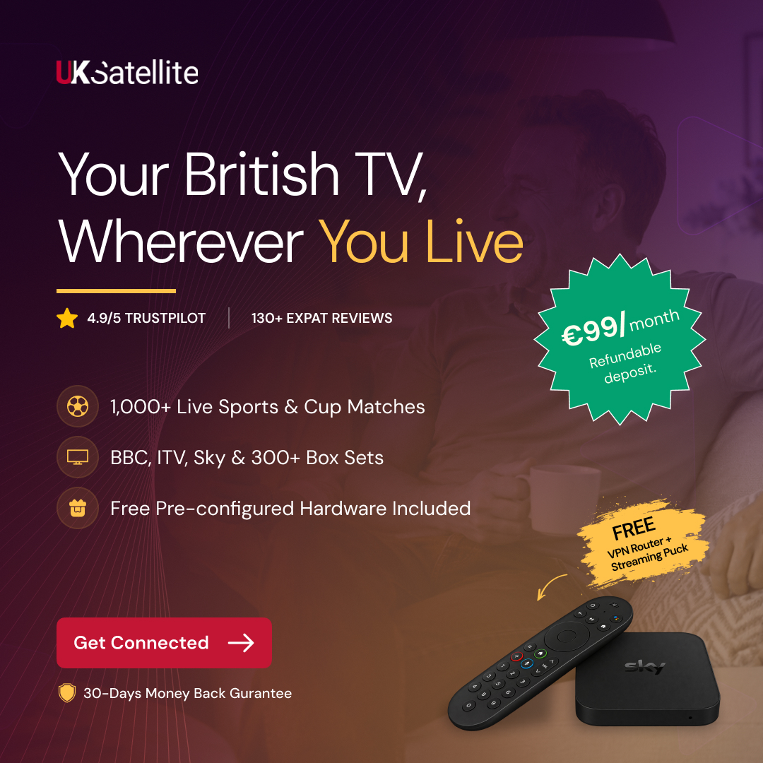 UK Satellite TV Facebook ad