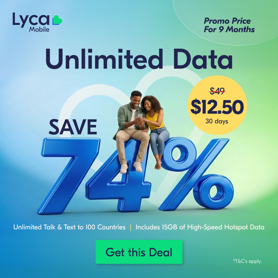 Lycamobile USA Facebook ad