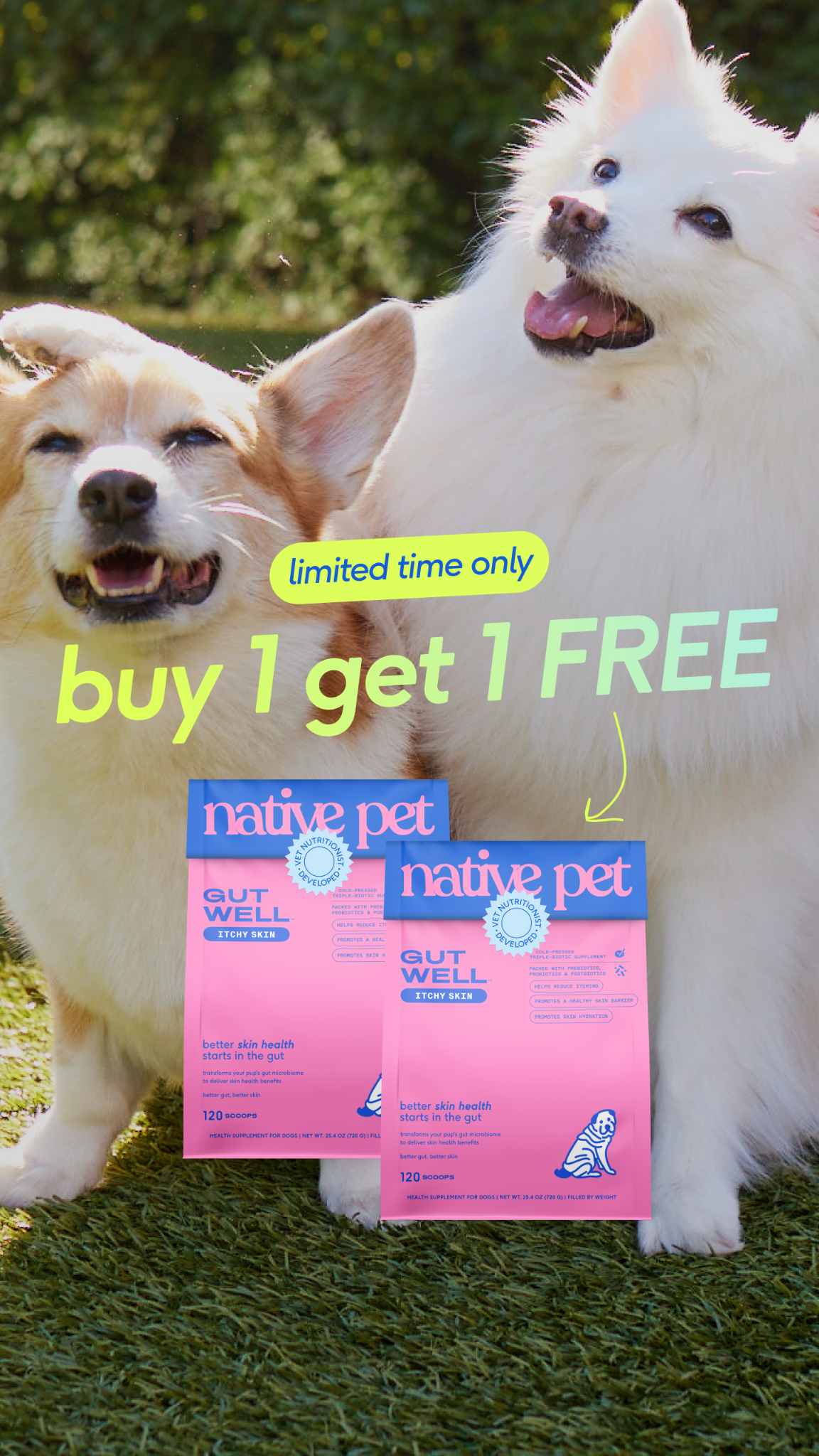 Native Pet Facebook ad