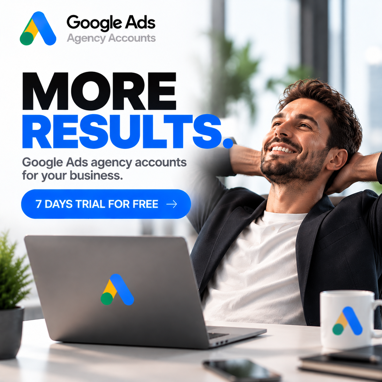 WayProfit Agency Facebook ad: Pass short quiz and get free 7 day trial