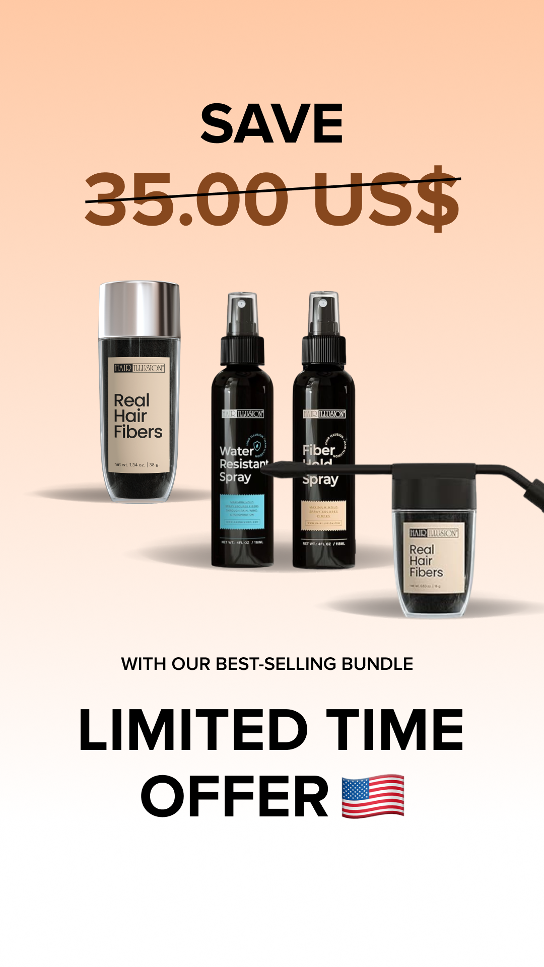 Hair Illusion llc Facebook ad: Get Your Confidence Back