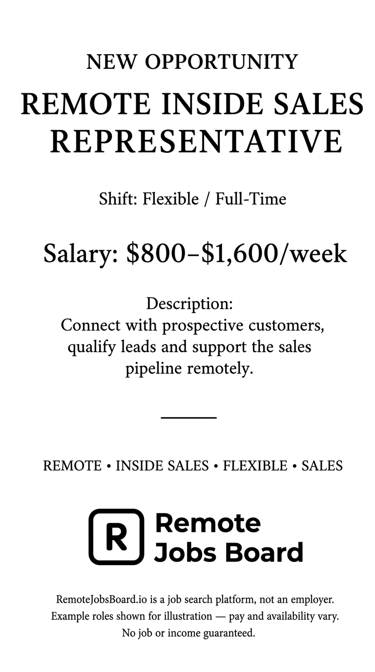 Remote Jobs Board - Work From Anywhere Facebook ad