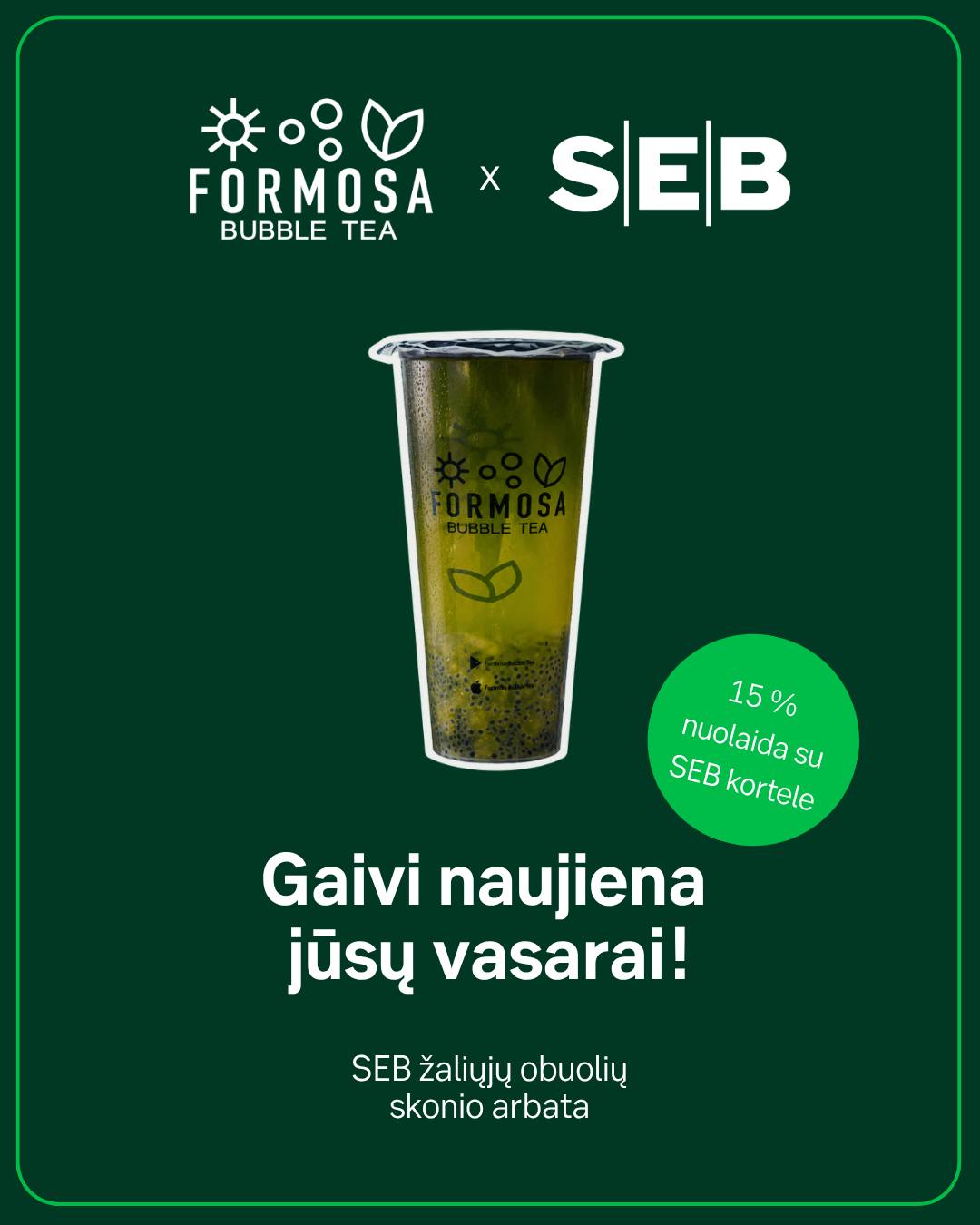 SEB Lietuvoje Facebook ad