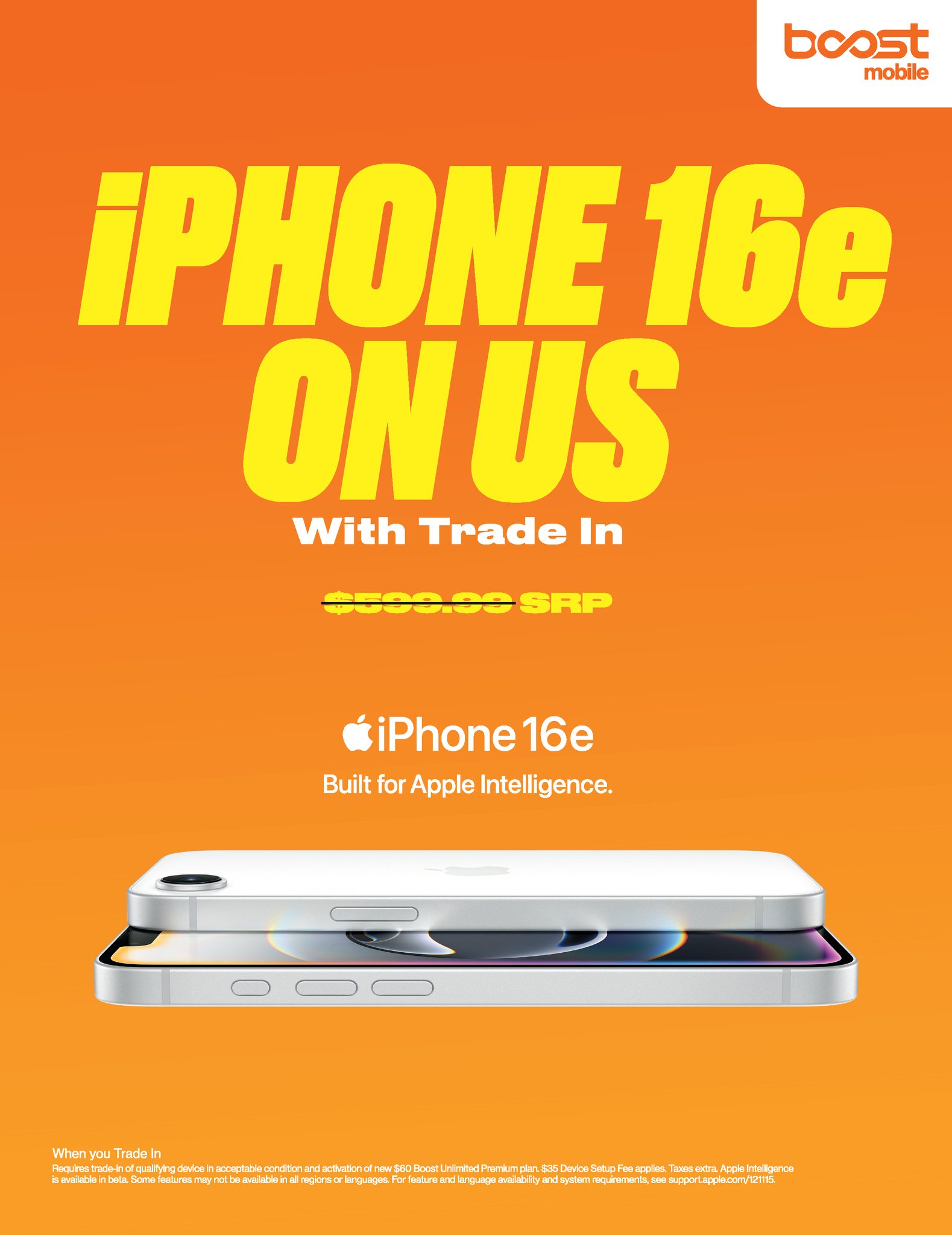 Boost Mobile Facebook ad: Make the switch to Boost Mobile today and…