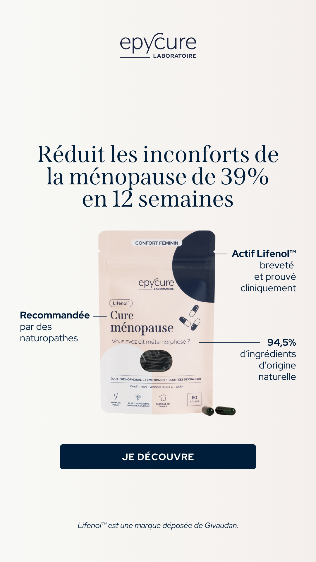 Epycure Facebook ad