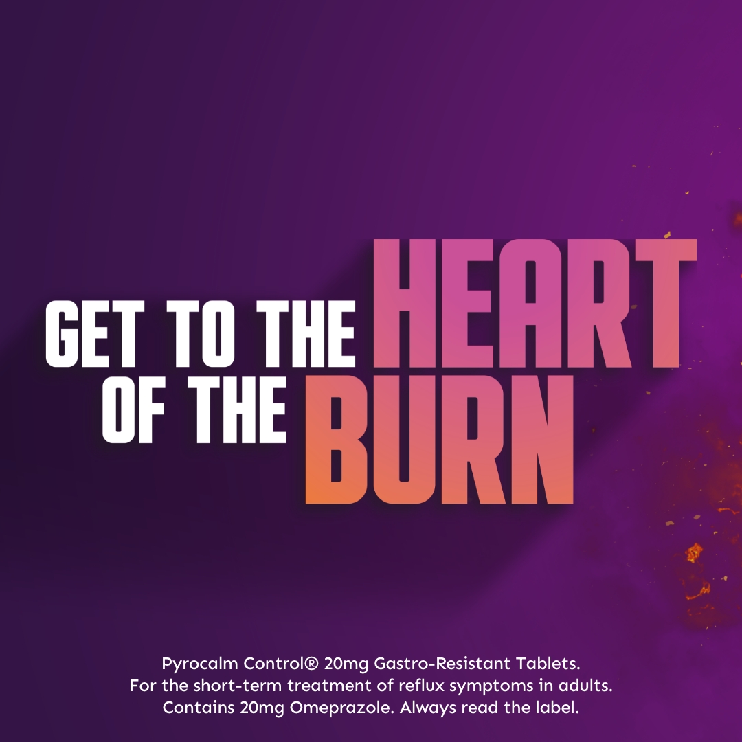 Pyrocalm Facebook ad: Struggling with Heartburn?