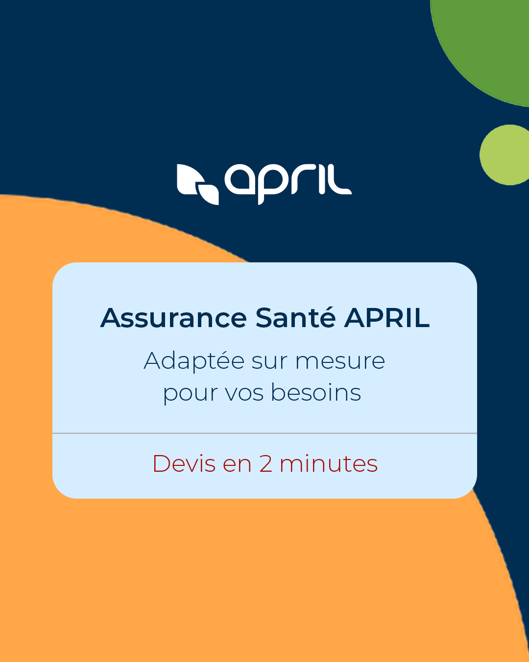 APRIL Facebook ad