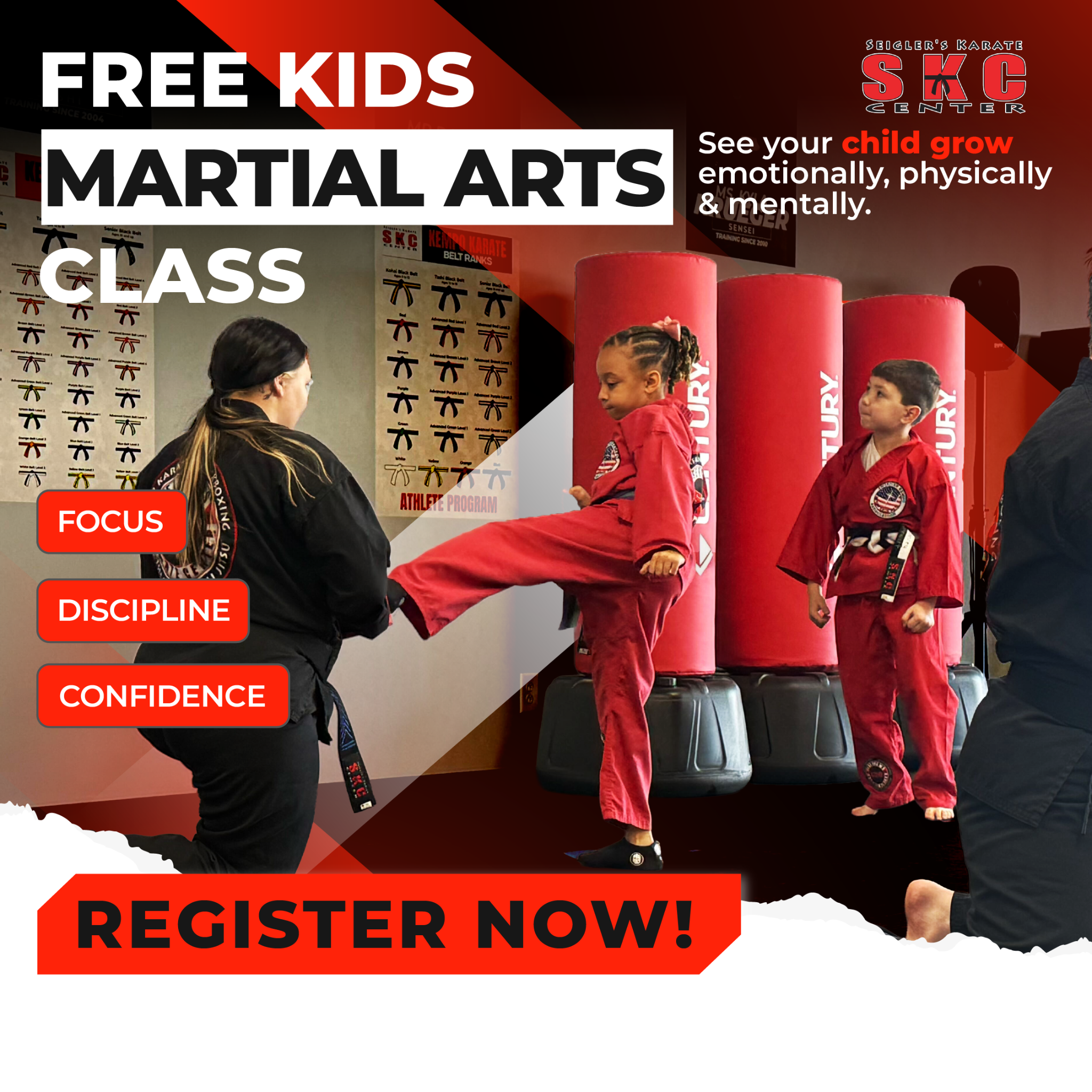 Seigler's Karate Center Facebook ad