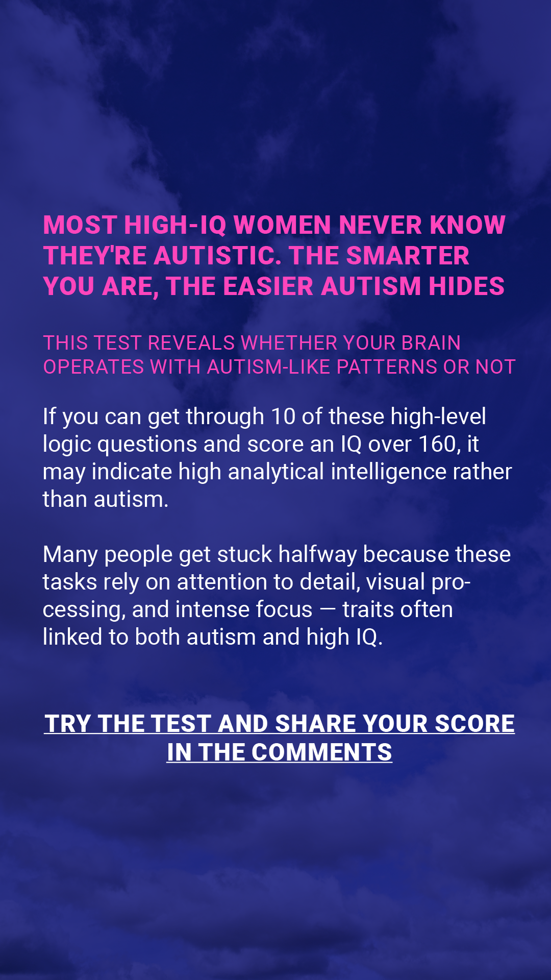 Brain Health Check Facebook ad