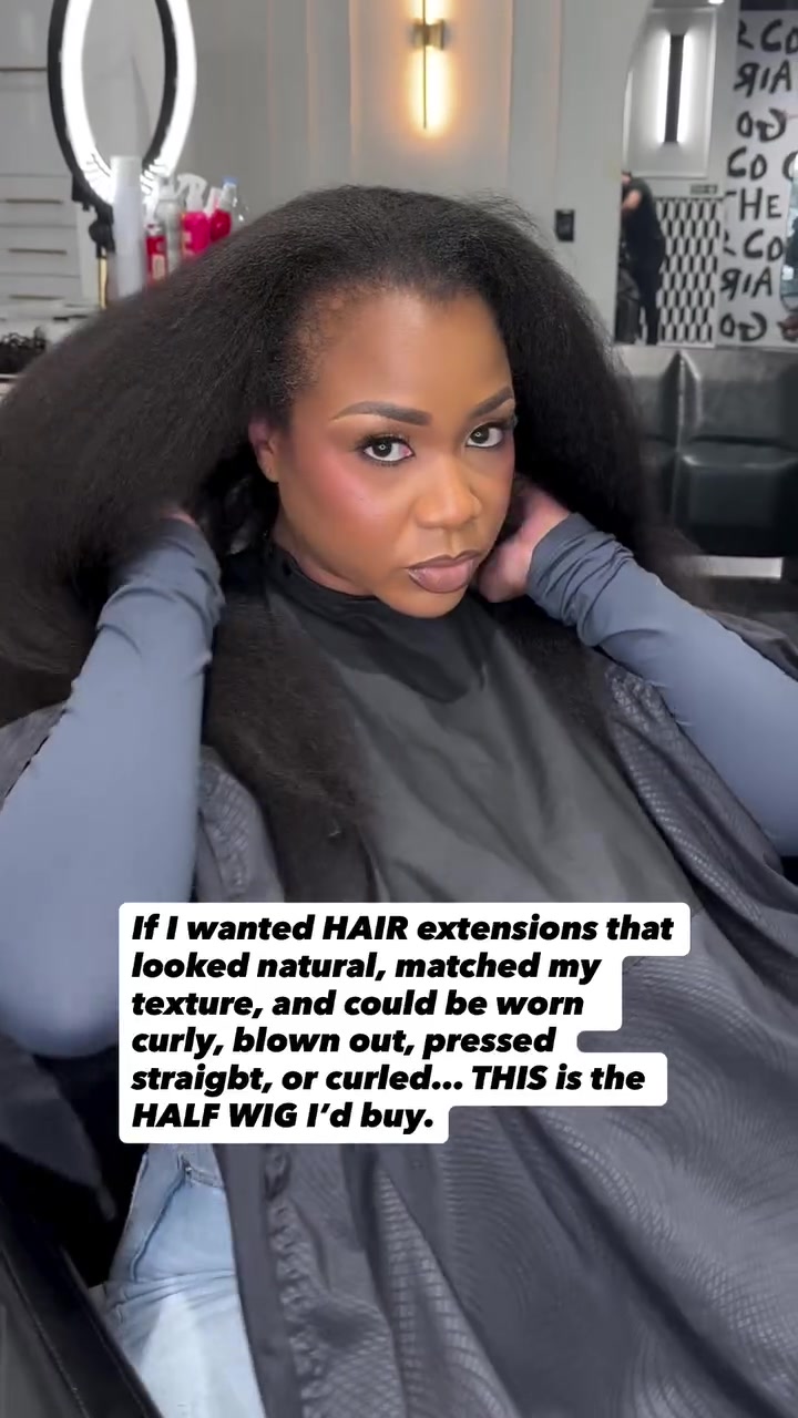 Go Sleek Hair Company Facebook ad: POV: You Finally Found THE Half Wig