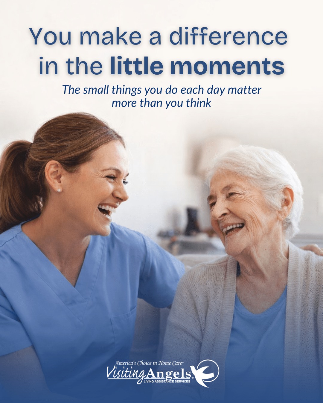 Visiting Angels Webster, TX Facebook ad: Now Hiring Local Caregivers