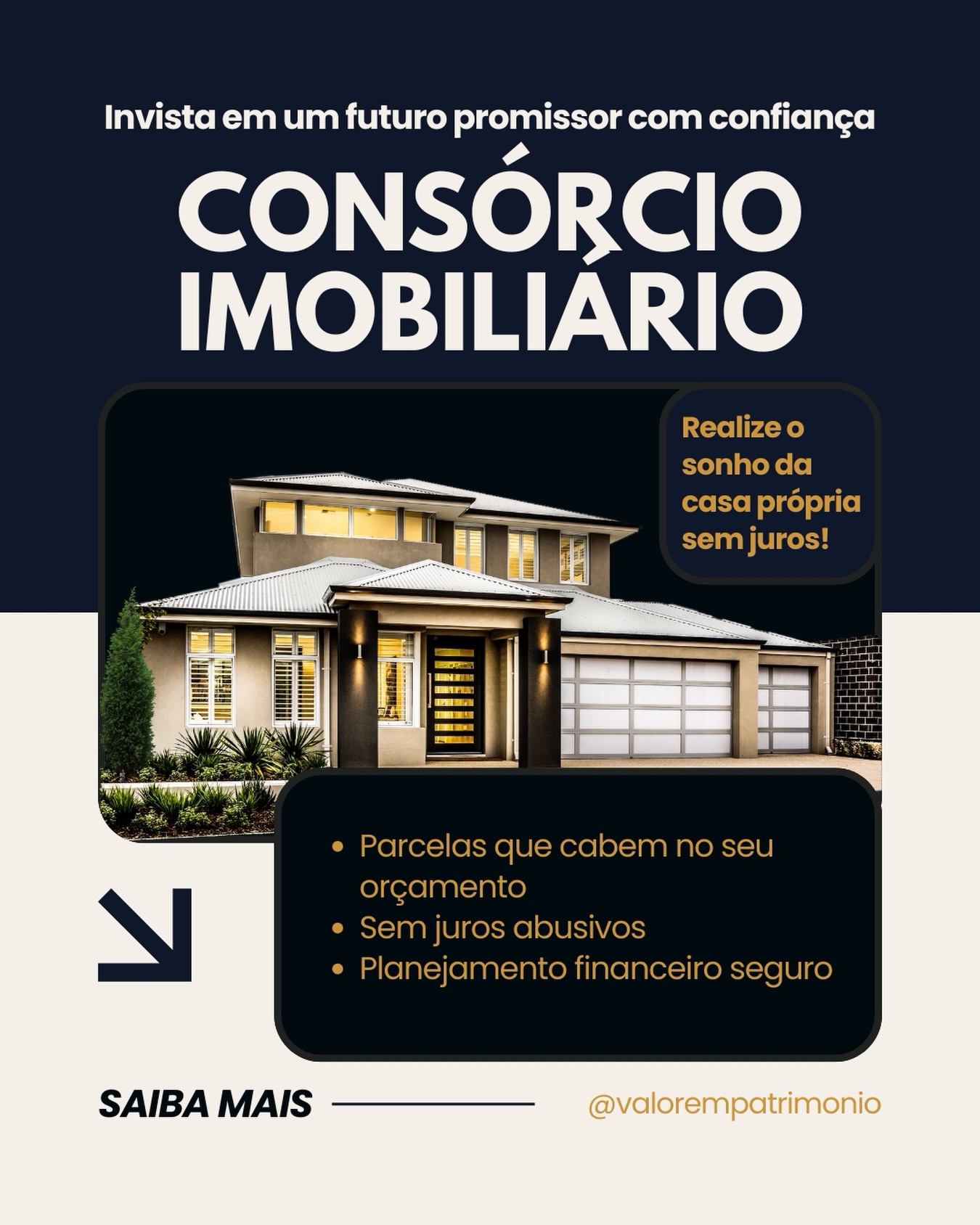 Valorem Patrimônio Facebook ad: Seu imóvel dos sonhos pode começar com uma…