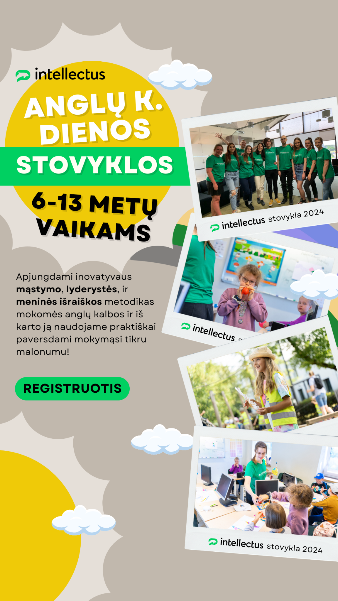 Anglų kalbos mokykla „Intellectus“ Facebook ad