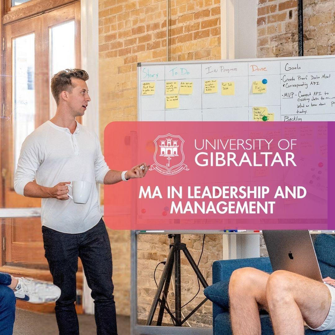 University of Gibraltar Facebook ad: The University of Gibraltar’s MA Leadership and Management…