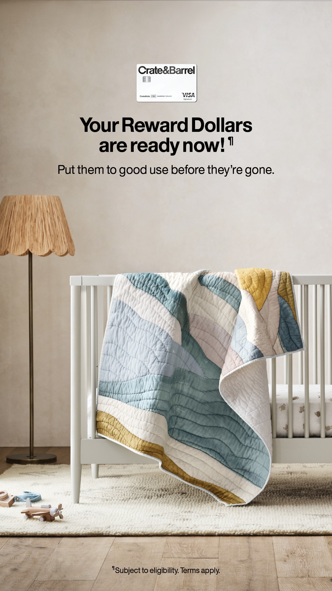 Crate and Barrel Facebook ad