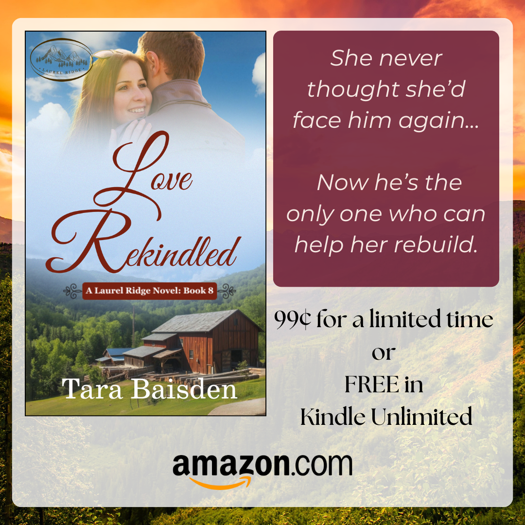 Tara Baisdens Books Facebook ad: Love Rekindled: Christian Contemporary Romance (Laurel…