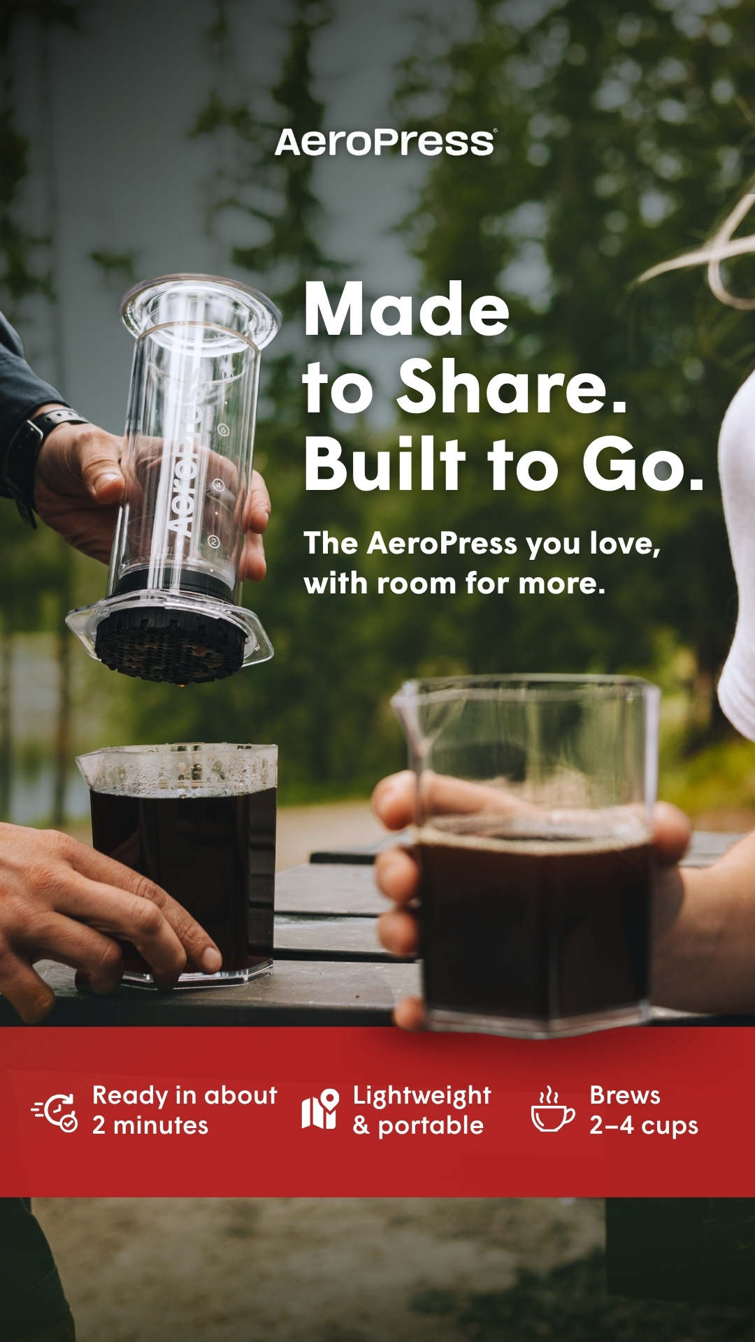 AeroPress Facebook ad
