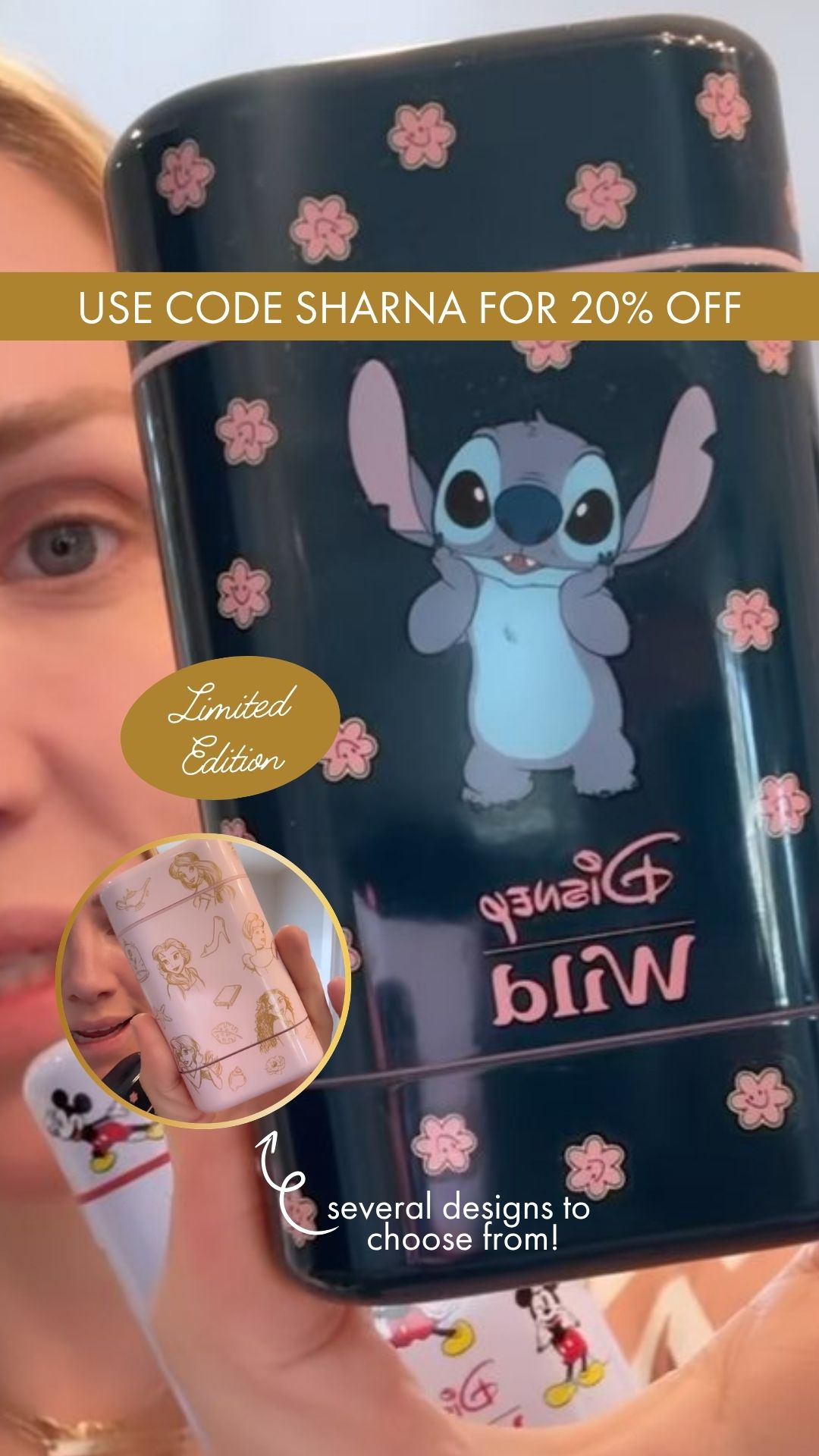 Wild Facebook ad: Get 20% off with code SHARNA