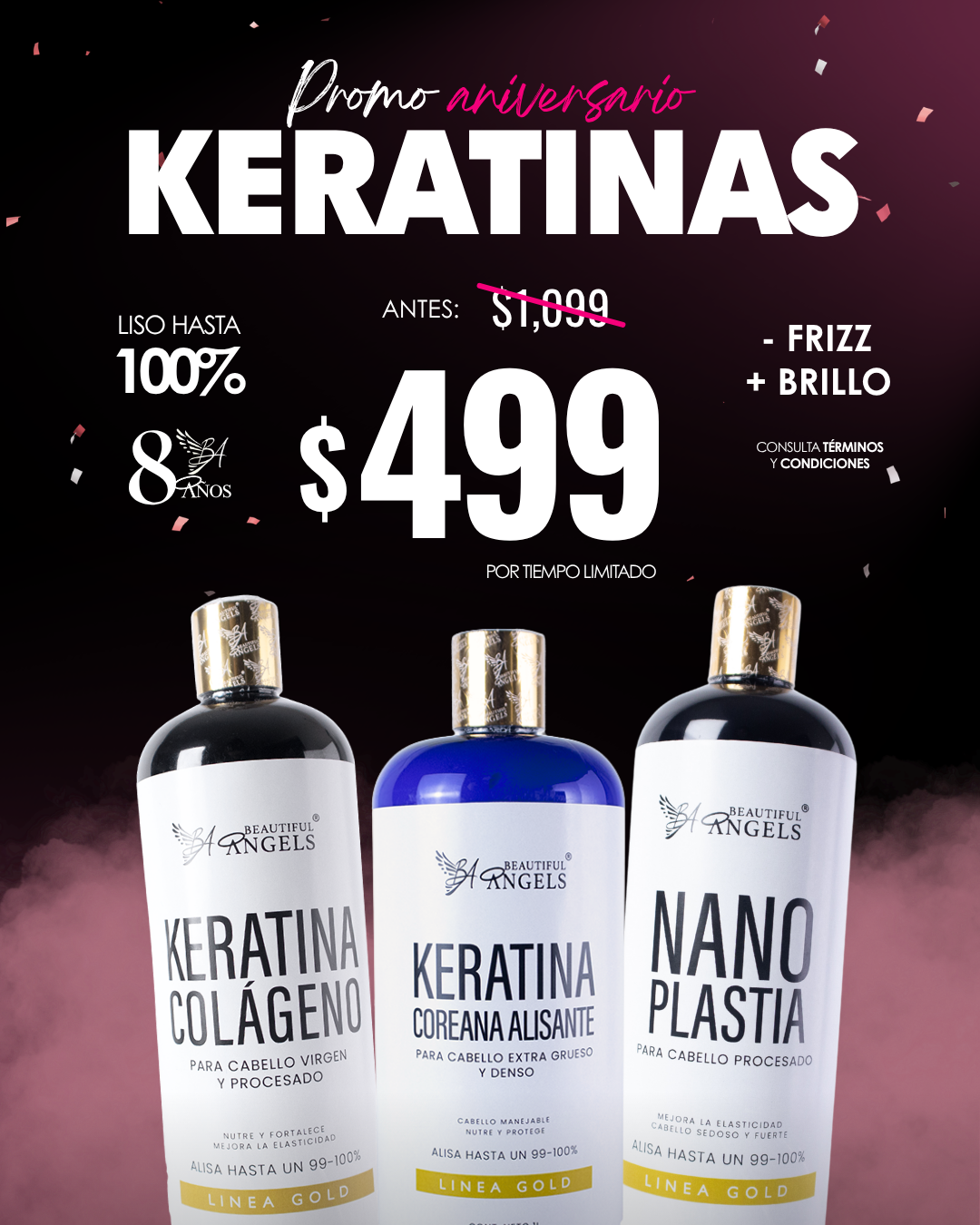 Beautiful Angels Facebook ad: Chatea con nosotros
