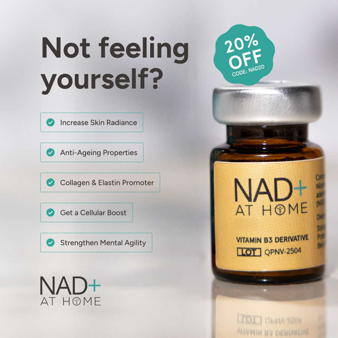 NAD+ AT HOME Facebook ad