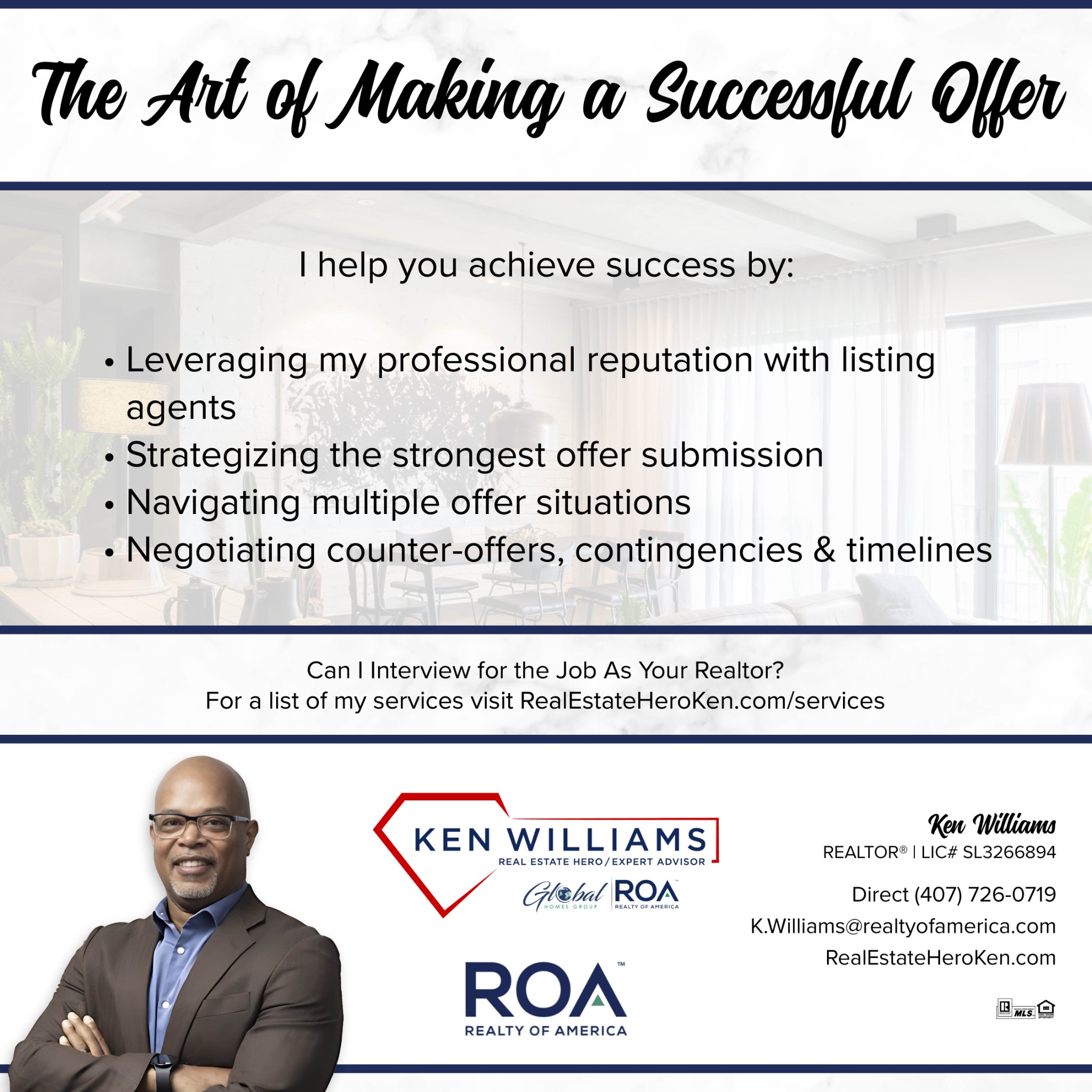 Ken Williams Real Estate HERO Facebook ad