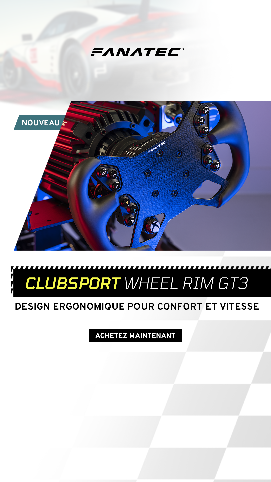 Fanatec Facebook ad from Feb 19, 2026