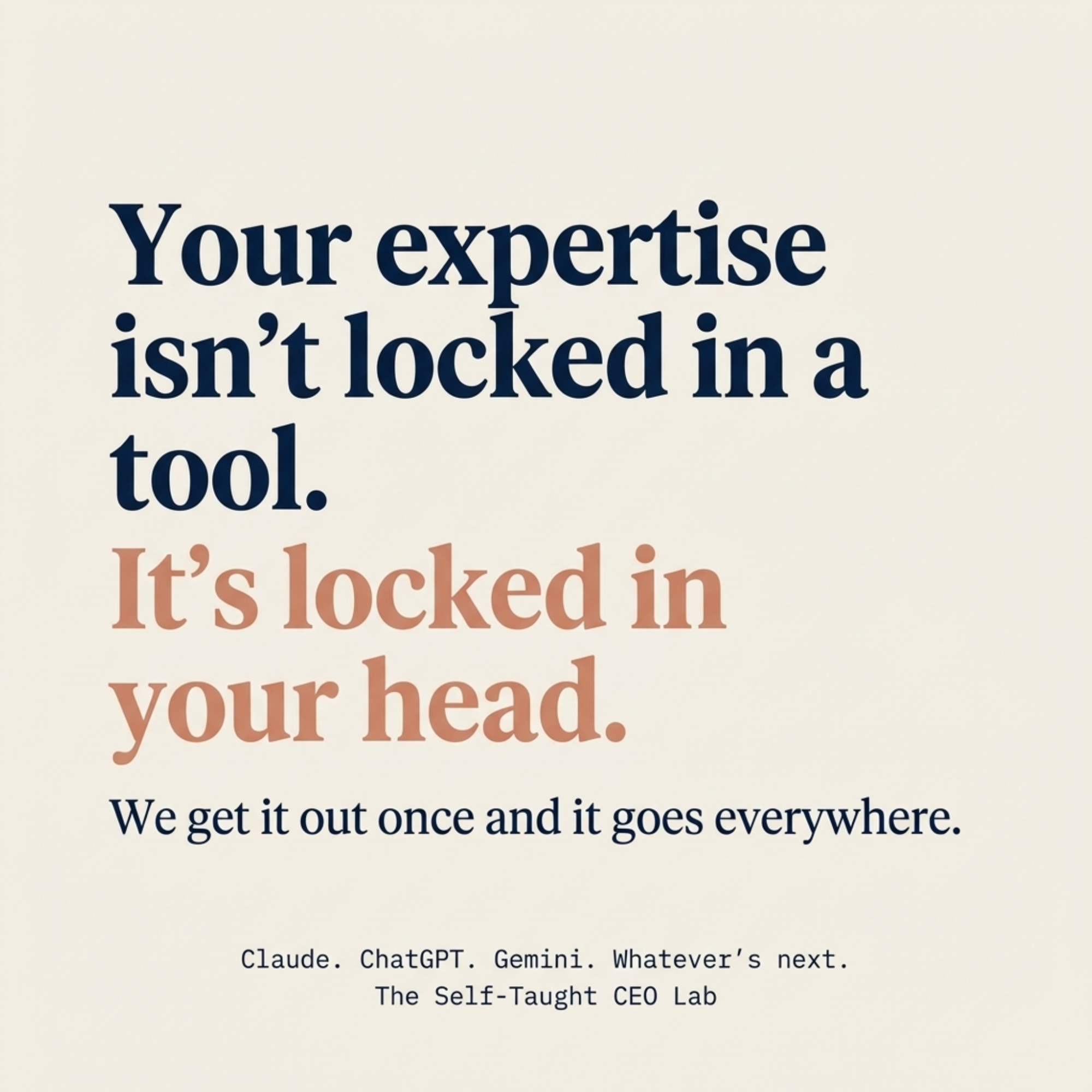 Self-Taught CEO Lab Facebook ad: Free AI Community for Women with Real Expertise