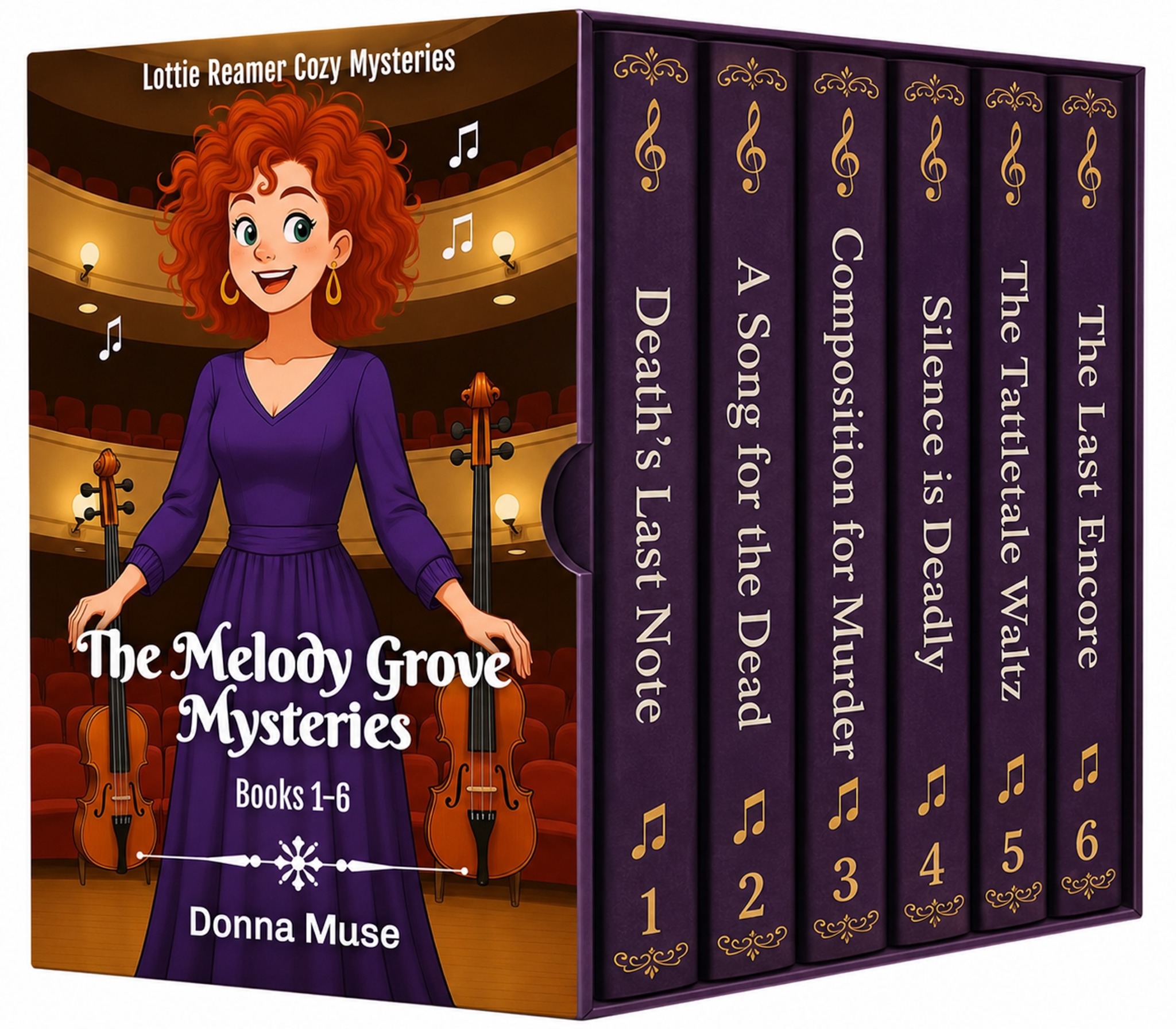 Tica House Publishing LLC Facebook ad: The Melody Grove Mysteries: Books 1-6 (Lottie Reamer Cozy…