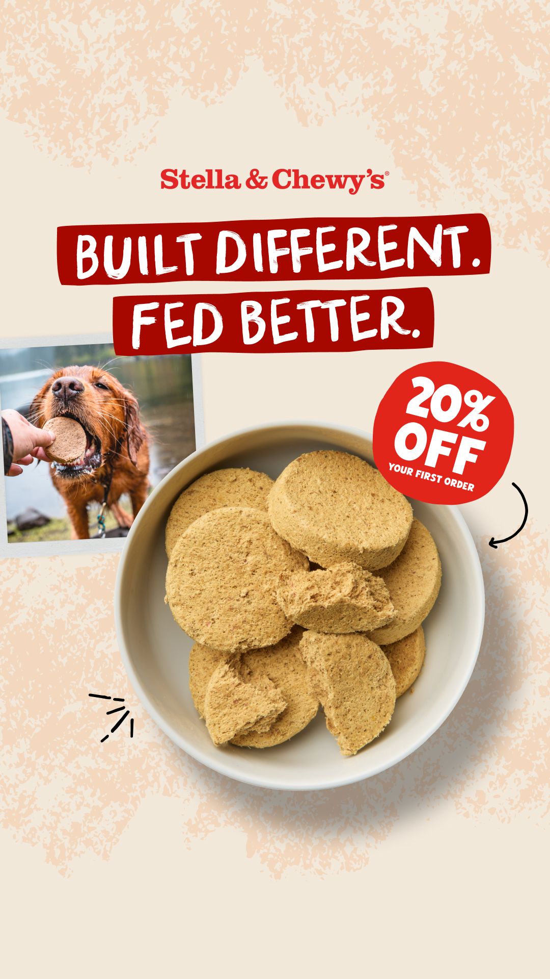 Stella & Chewy's Facebook ad