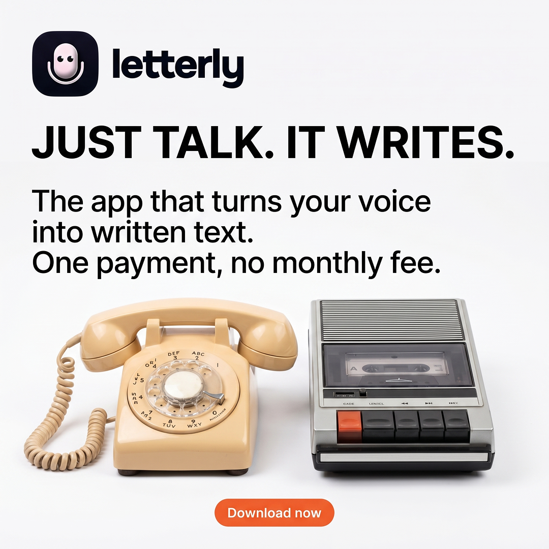 Letterly Facebook ad