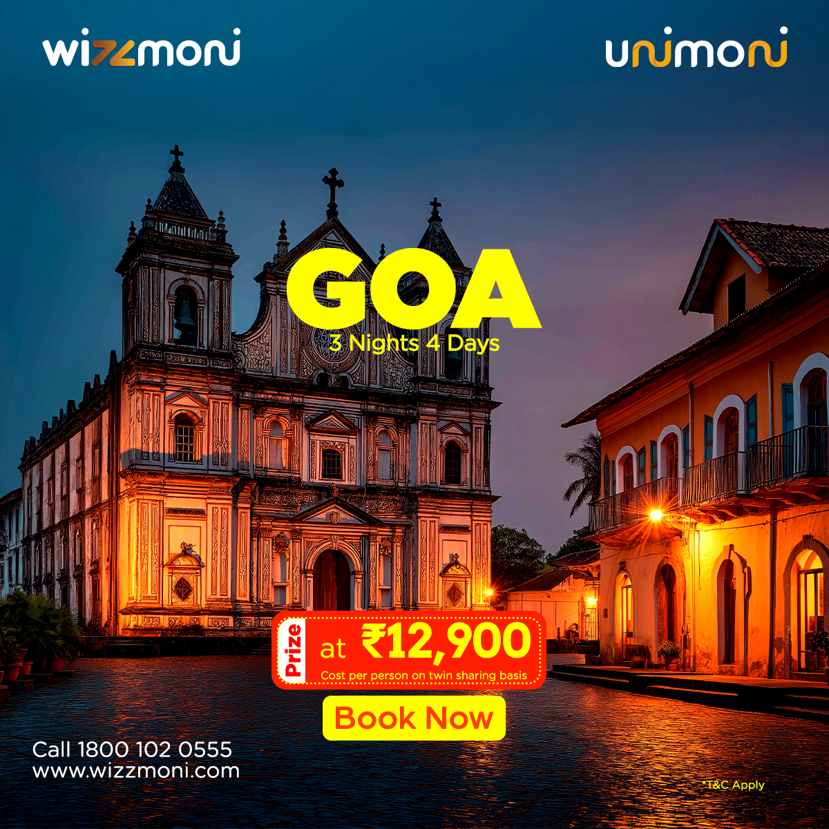 Unimoni Travel & Holidays Facebook ad