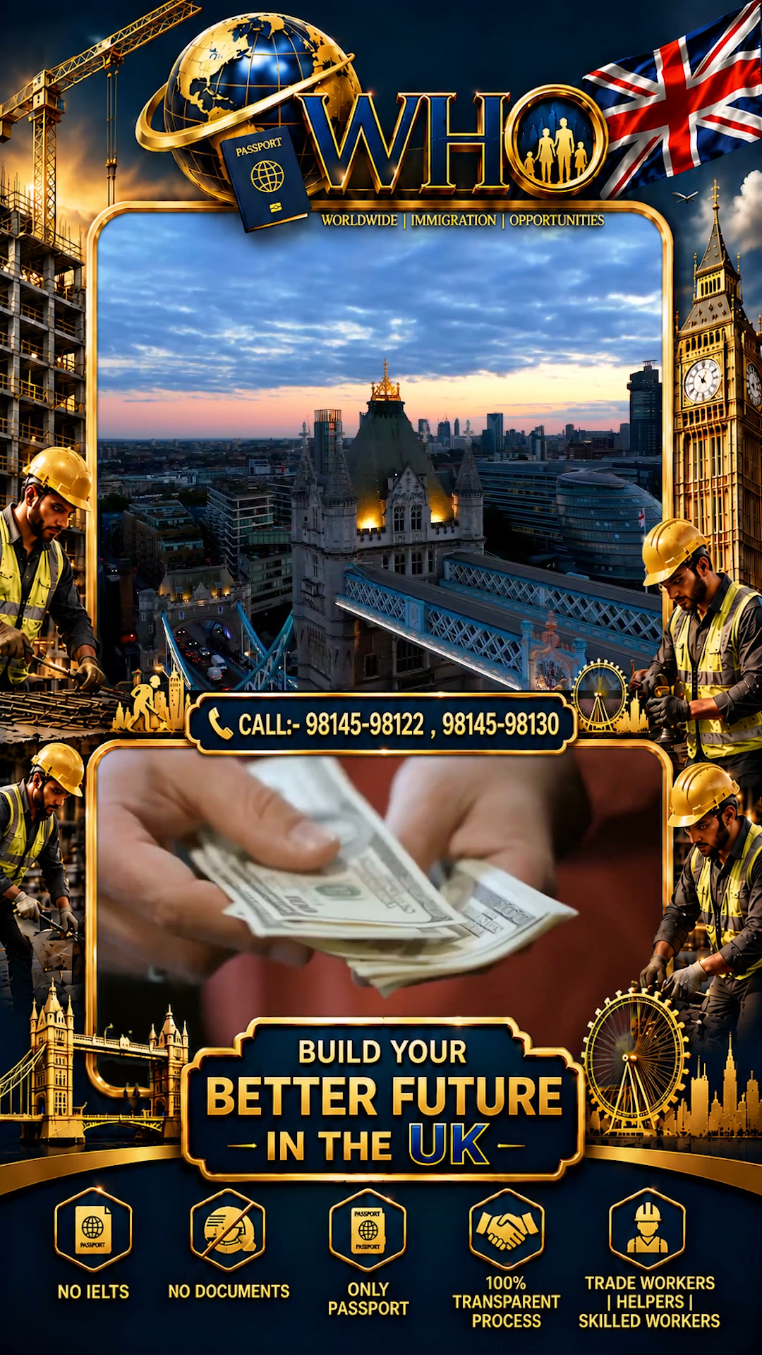 WHO IMMI Expert Facebook ad: UK WORK VISA, CONSTRUCTION TRADE WORKERS & HELPERS