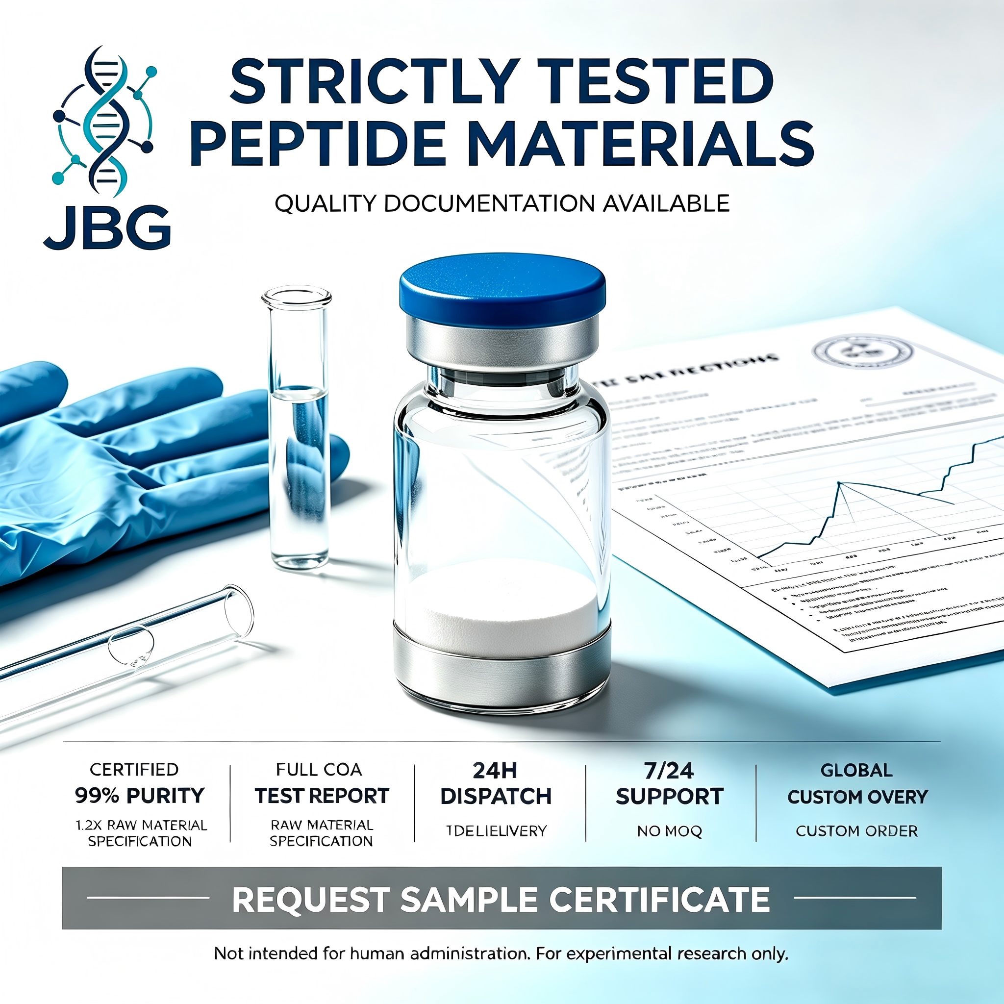 Laboratory Supplies Facebook ad: Péptidos para cosméticos y suplementos | Proveedor Mayorista